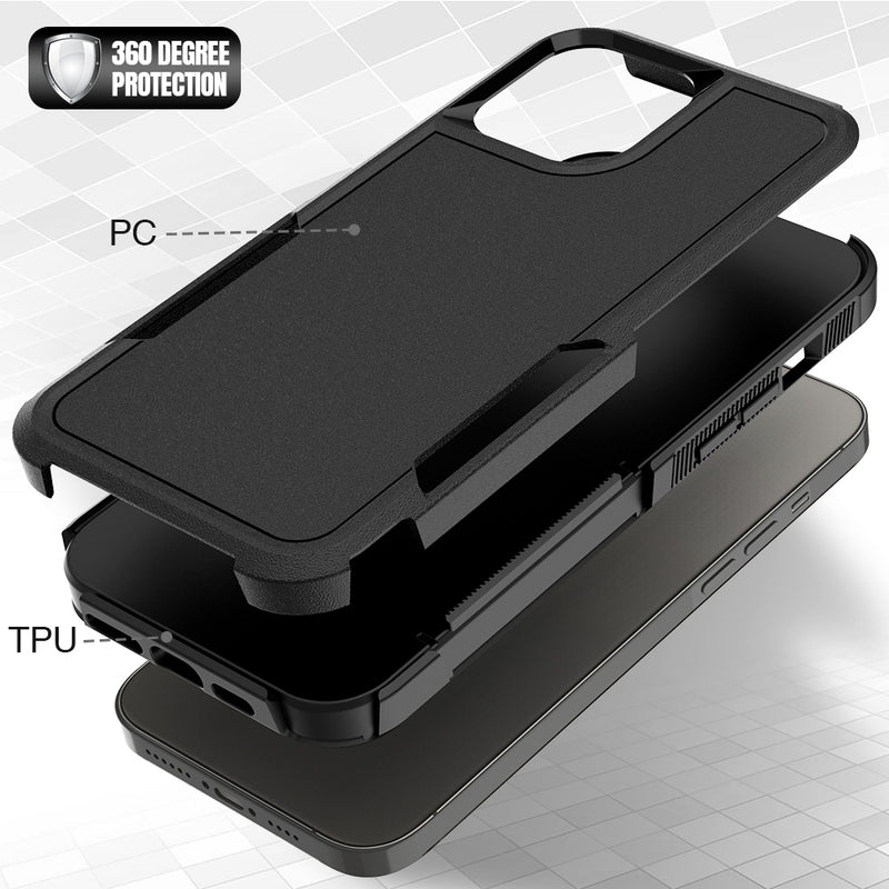 Shockproof Tough Hybrid Case for Apple iPhone 15 Pro Max Cover