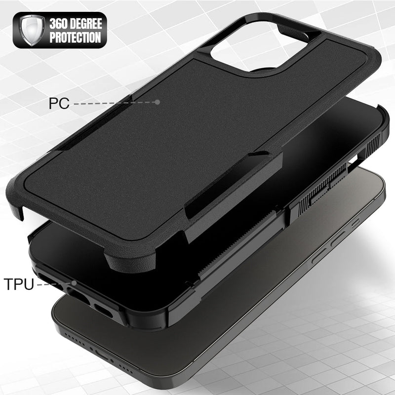 Shockproof Tough Hybrid Case for Apple iPhone 15 Pro