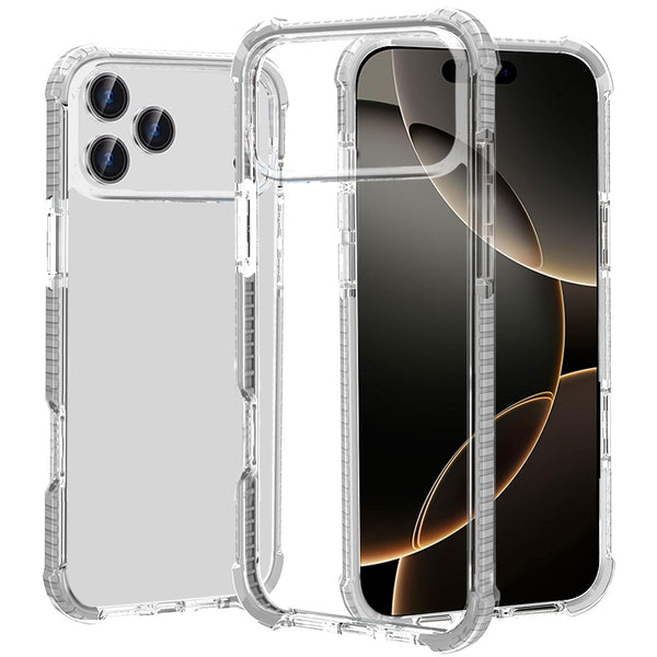 Clear Hard Acrylic 2.5mm Thick Case Cover for Apple iphone 17 Pro Max