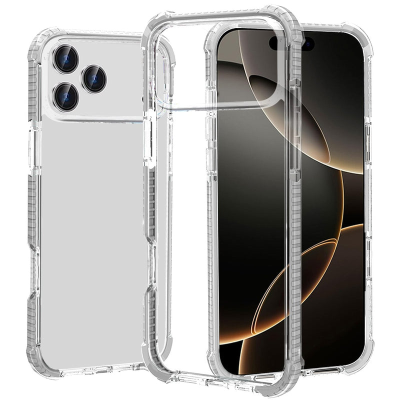Clear Hard Acrylic 2.5mm Thick Case Cover for Apple iphone 17 Pro Max