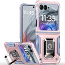 For Motorola Razr 2025 2024 Magnetic Ring Stand Hybrid - Rose Gold