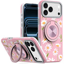 Hybrid Design Case with Diamond Ring for Apple iPhone 17 Pro Max