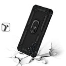 Samsung A54 Armor Magnetic Case Hybrid Metal Ring Holder Stand Black