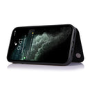 For Apple iPhone 13/14/15 (6.1") Wallet Card Case Magnetic Light Weight Stand-Black