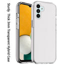Clear Hard Acrylic Shockproof Antiscratch Case Cover for Samsung A15 5G