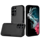 For Samsung S24+/S25+ Tuff Anti-Slip Hybrid Case Cover - Black