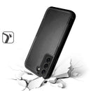 For Samsung S24+/S25+ Tuff Anti-Slip Hybrid Case Cover - Black