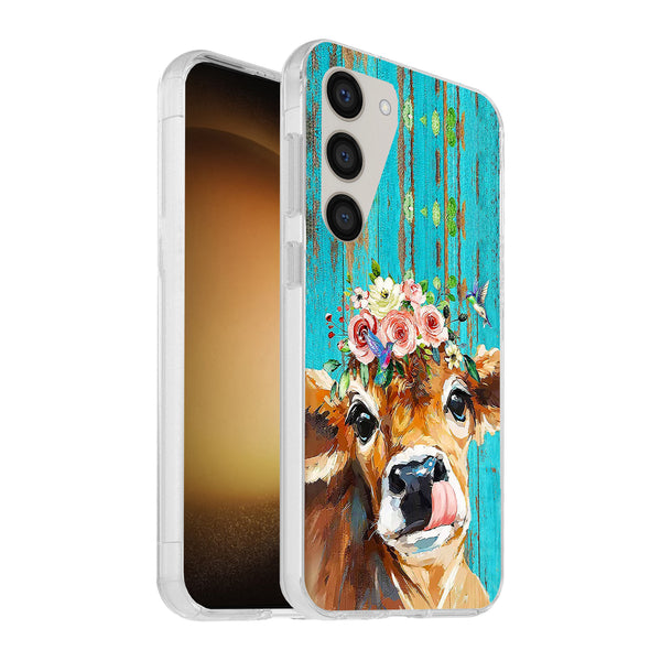 Printed Hard Shockproof Case Cover for Samsung S23 Plus 5G