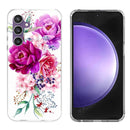 Printed Hard Acrylic Shockproof Anti scratch Case Cover for Samsung S23 FE