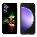 Printed Hard Acrylic Shockproof Anti scratch Case Cover for Samsung S23 FE