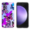 Printed Hard Acrylic Shockproof Anti scratch Case Cover for Samsung S23 FE