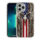 Printed Hard Acrylic Shockproof Antiscratch Case Cover for Apple iphone 12 Pro Max 6.7"