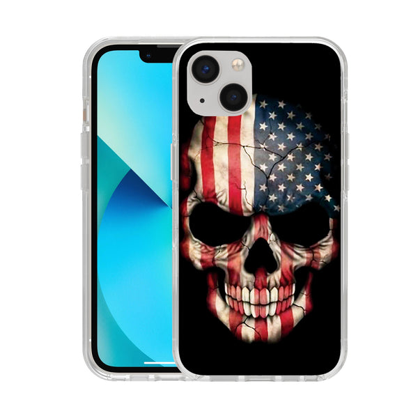 Printed Hard Acrylic Shockproof Antiscratch Case Cover for Apple iphone 13