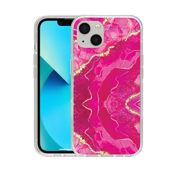 Printed Hard Acrylic Shockproof Antiscratch Case Cover for Apple iphone 13