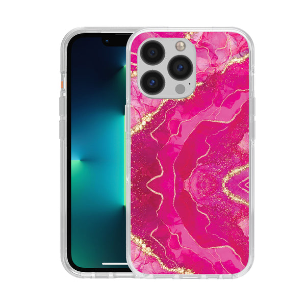 Printed Hard Acrylic Shockproof Antiscratch Case Cover for Apple iphone 13 Pro