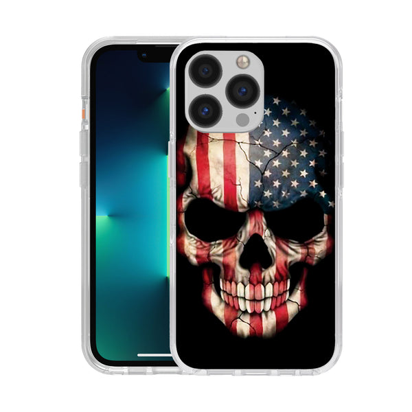 Printed Hard Acrylic Shockproof Antiscratch Case Cover for Apple iphone 13 Pro