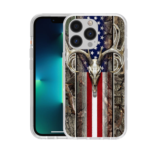 Printed Hard Acrylic Shockproof Antiscratch Case Cover for Apple iphone 13 Pro