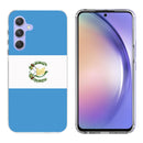 Printed Clear Hard Acrylic Thick Shockproof  Case Cover for Samsung A54
