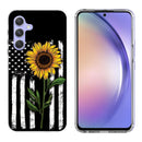 Printed Clear Hard Acrylic Thick Shockproof  Case Cover for Samsung A54