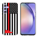 Printed Clear Hard Acrylic Thick Shockproof  Case Cover for Samsung A54