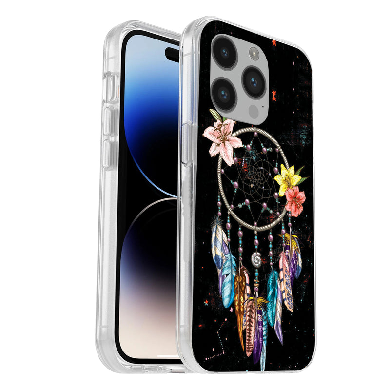 Printed Hard Acrylic Thick Shockproof Antiscratch Case Cover for iphone 14 Pro