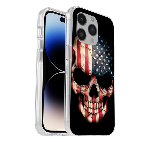 Printed Hard Acrylic Thick Shockproof Antiscratch Case Cover for iphone 14 Pro