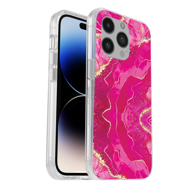 Printed Hard Acrylic Thick Shockproof Antiscratch Case Cover for iphone 14 Pro