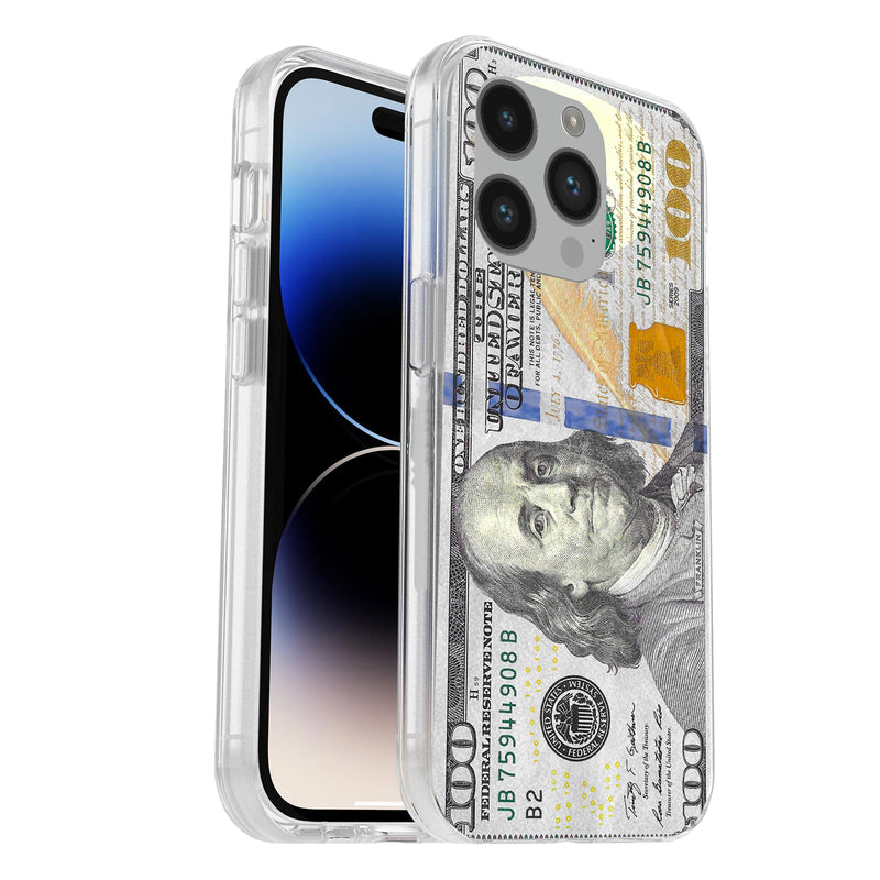 Printed Clear Hard Acrylic Thick Shockproof Antiscratch Case Cover for iphone 14 Pro