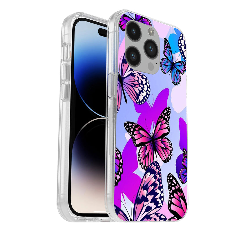 Printed Hard Acrylic Thick Shockproof Antiscratch Case Cover for iphone 14 Pro