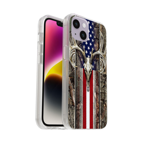 Printed Hard Acrylic Shockproof Antiscratch Case Cover for Apple iphone 14 Plus