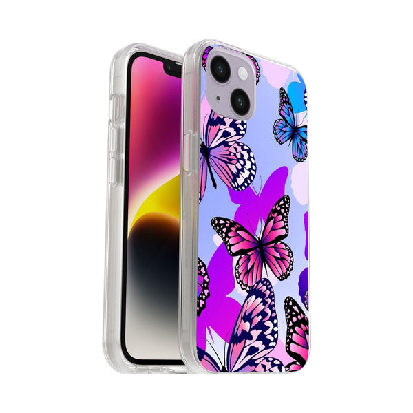 Printed Hard Acrylic Shockproof Antiscratch Case Cover for Apple iphone 14 Plus