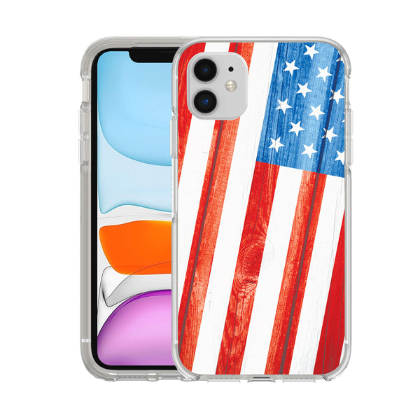 Printed Hard Acrylic Shockproof Antiscratch Case Cover for Apple iphone 11 6.1"