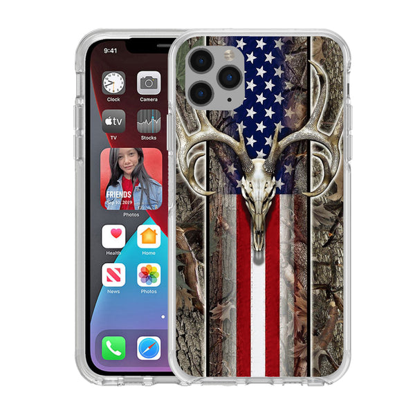 Printed Hard Acrylic Shockproof Antiscratch Case Cover for Apple iphone 11 Pro Max