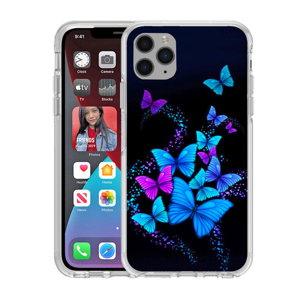 Printed Hard Acrylic Shockproof Antiscratch Case Cover for Apple iphone 11 Pro Max