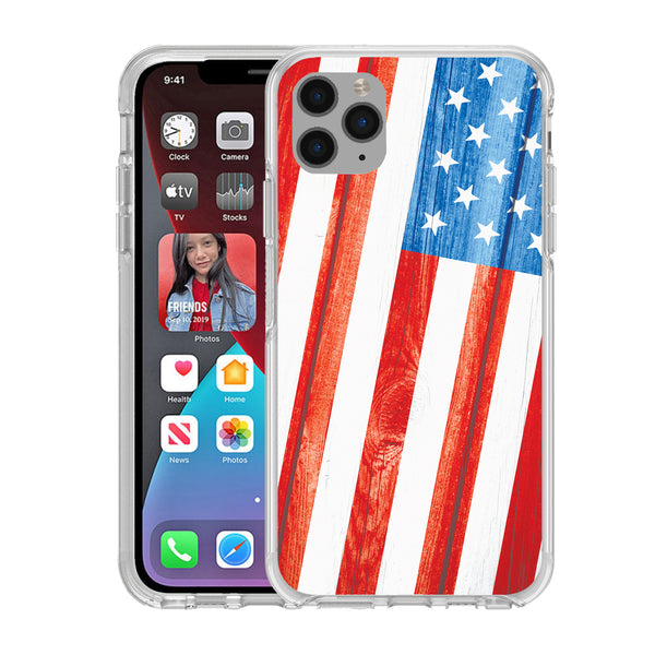 Printed Hard Acrylic Shockproof Antiscratch Case Cover for Apple iphone 11 Pro Max