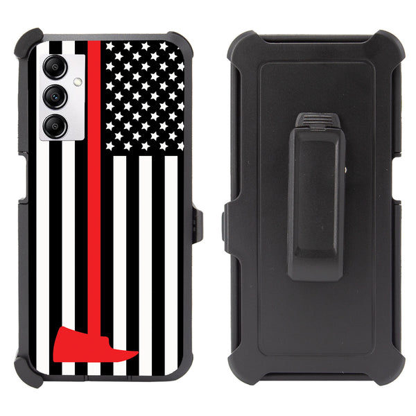 Shockproof Case for Samsung Galaxy A15 5G Thin Red Line