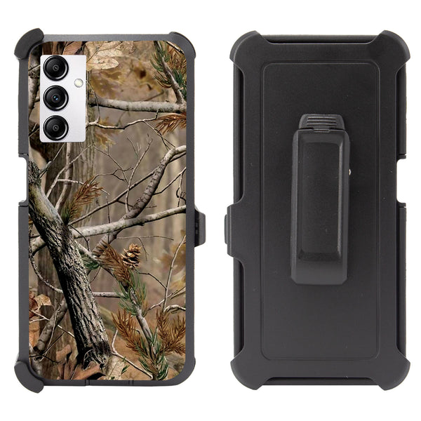 Shockproof Case for Samsung Galaxy A15 5G Camouflage Tree