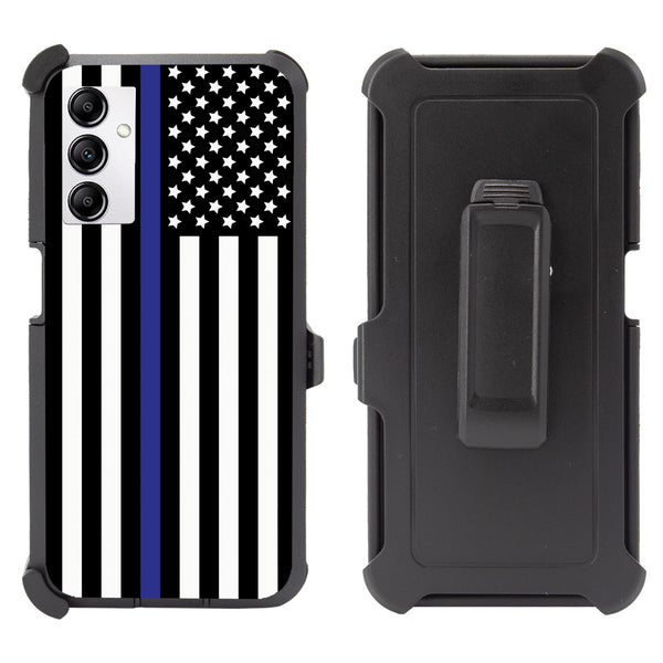 Shockproof Case for Samsung Galaxy A15 5G Thin Blue Line