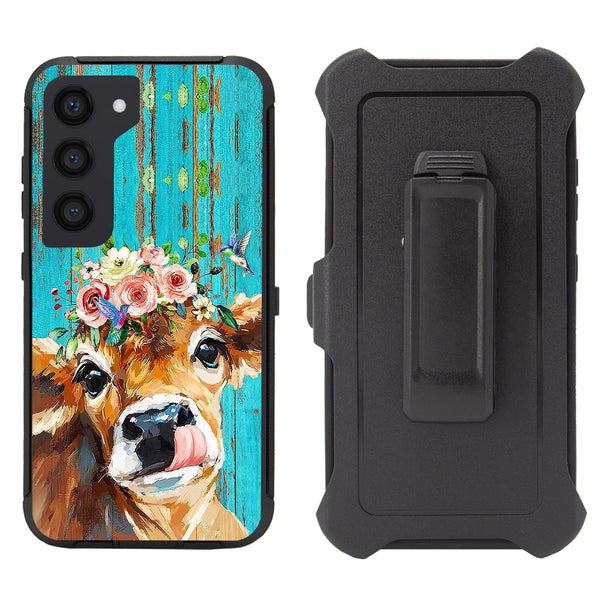 Shockproof Case for Samsung Galaxy S24 Cover Clip Rugged Heavy Duty