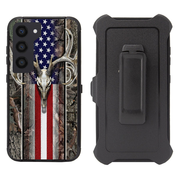 Shockproof Case for Samsung Galaxy S24 Plus Cover Clip Rugged Heavy Duty