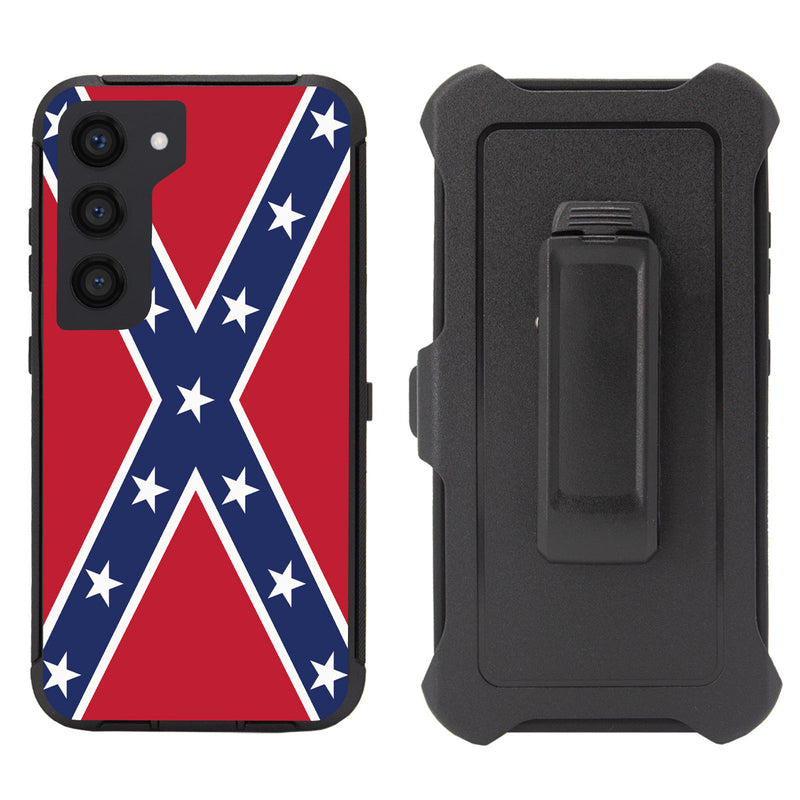 Shockproof Case for Samsung Galaxy S23 Cover Rebel Flag