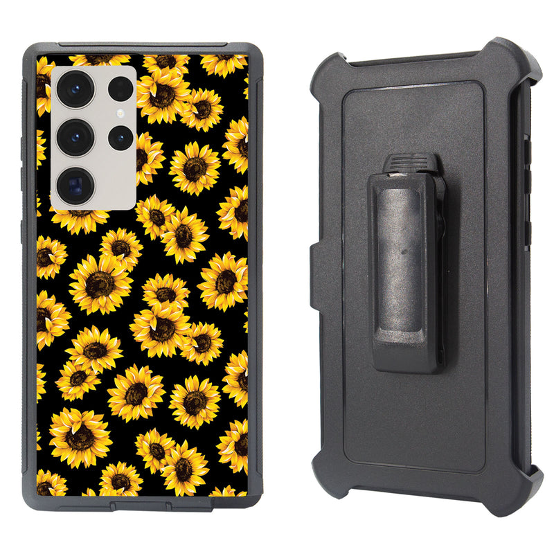 Shockproof Case for Samsung Galaxy S24 Ultra Cover Clip Rugged Heavy Duty