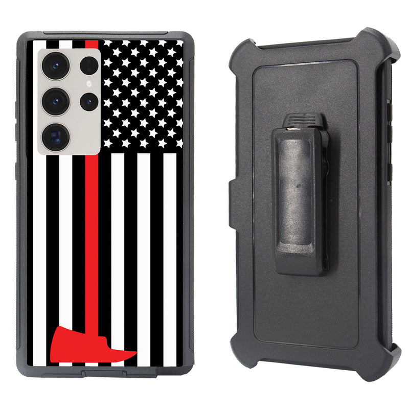 Shockproof Case for Samsung Galaxy S24 Ultra Cover Clip Rugged Heavy Duty