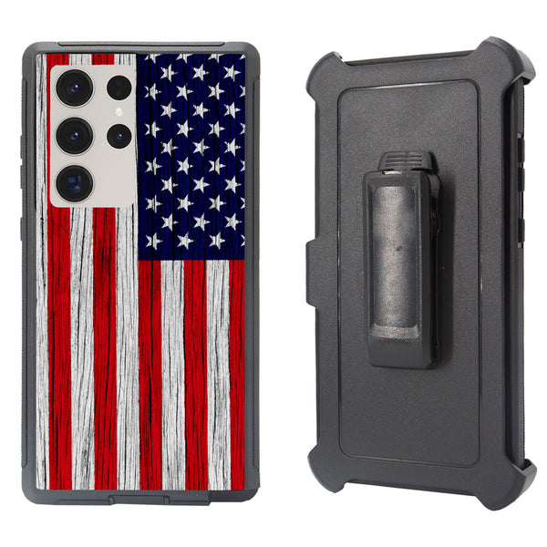 Shockproof Case for Samsung Galaxy S23 Ultra with Clip