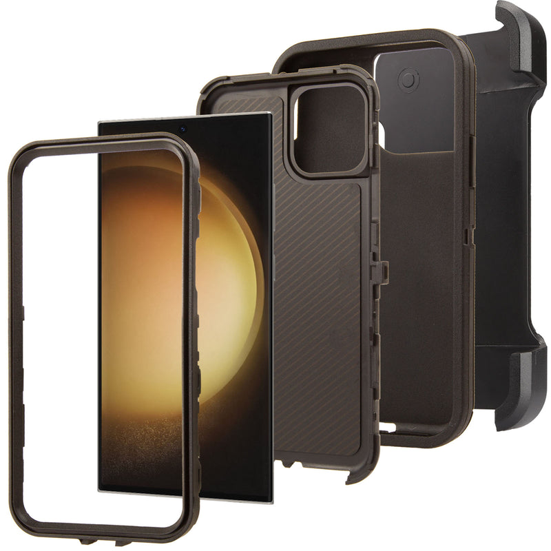 Shockproof Case for Samsung Galaxy S23 Ultra with Clip