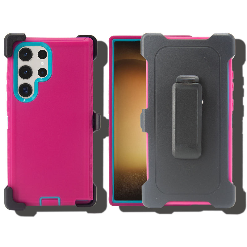 Shockproof Case for Samsung Galaxy S24 Ultra Cover Clip Rugged Heavy Duty