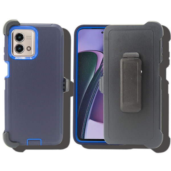 Rugged Shockproof Case for Motorola Moto G Stylus 5G (2024) with Clip