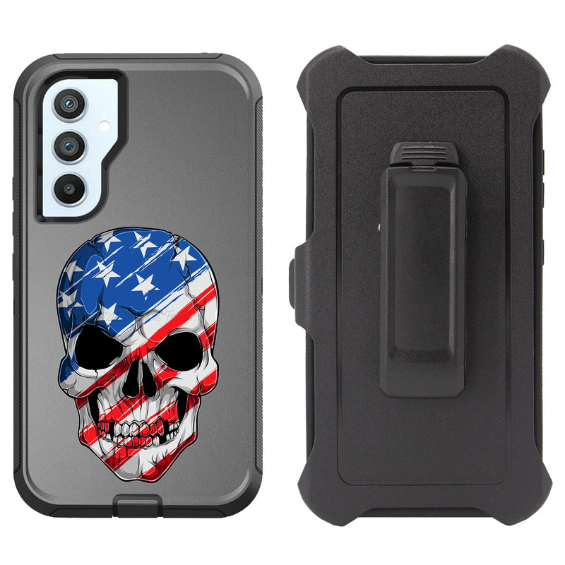 Printed Rugged Shockproof Case for Samsung Galaxy S23 FE Clip Heavy Duty