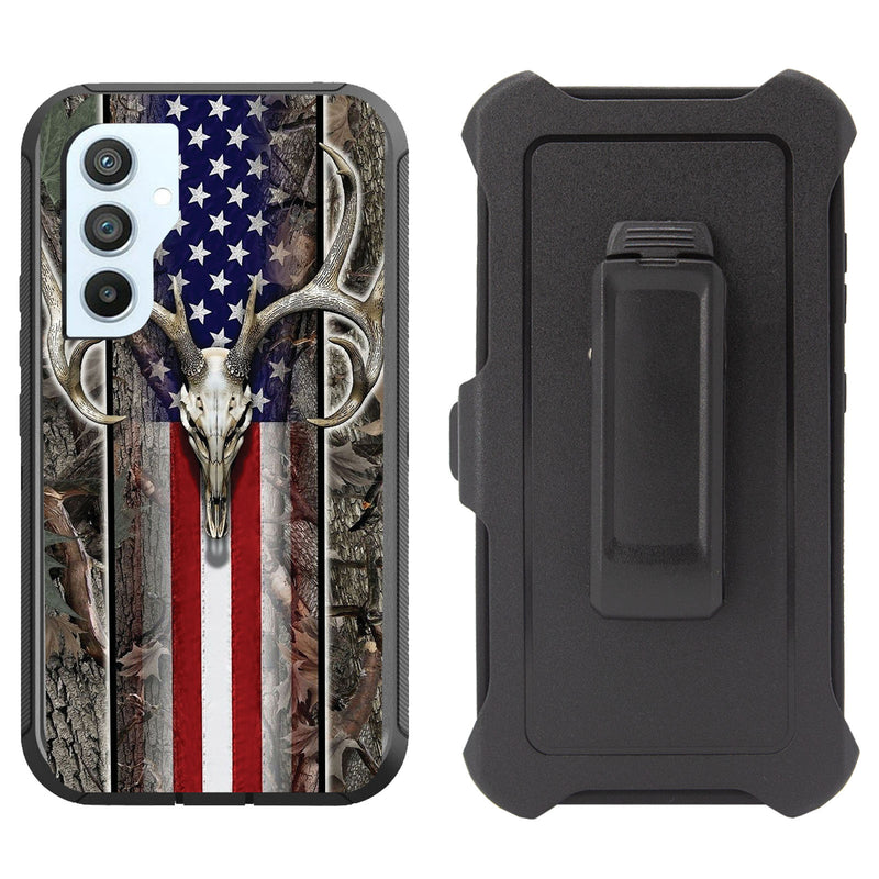 Printed Rugged Shockproof Case for Samsung Galaxy S23 FE Clip Heavy Duty