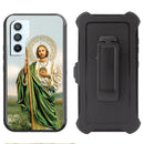 Printed Rugged Shockproof Case for Samsung Galaxy S23 FE Clip Heavy Duty